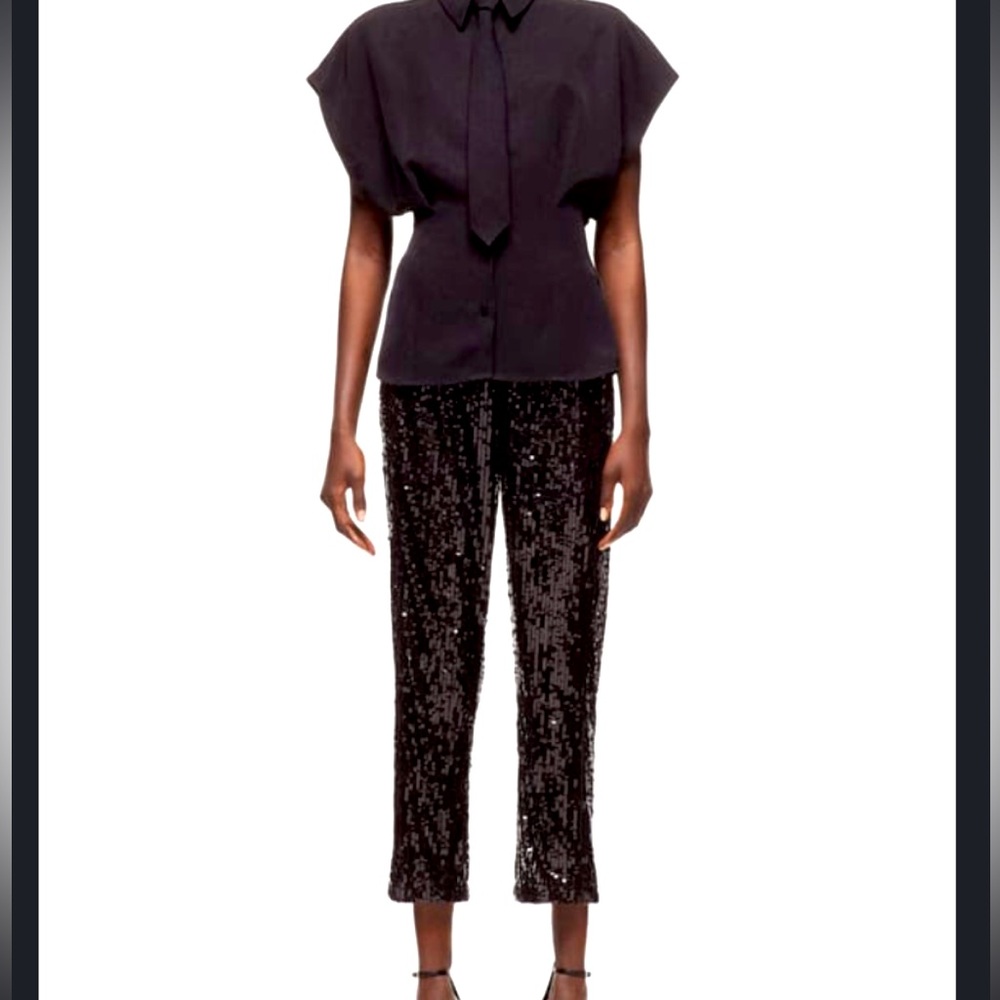 Zara limited edition celeb style sequin trouser